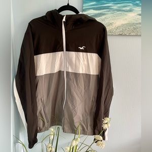 Hollister Mens Logo Windbreaker Size Large